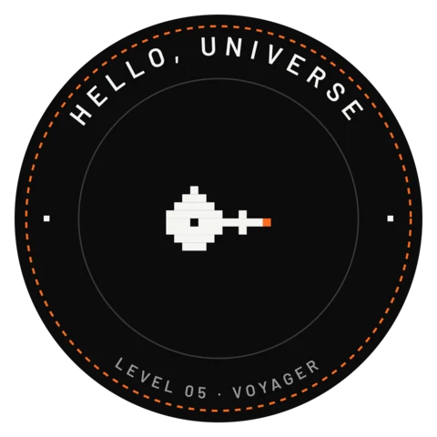 LEVEL 05 VOYAGER のミッションパッチ
